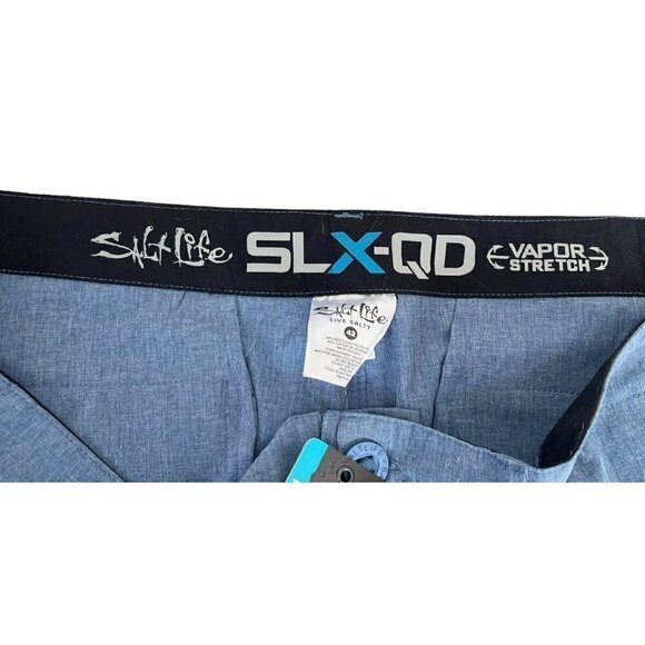 SALT LIFE SLX-QD Blue Transition Hybrid Shorts Men's Sz 42 NWT - Picture 5 of 9